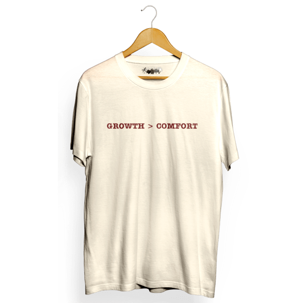 Growth Over Comfort Luxury Tee - Image 3