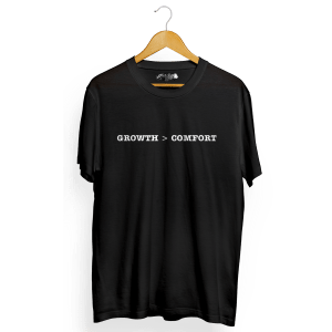 Growth Over Comfort Luxury Tee